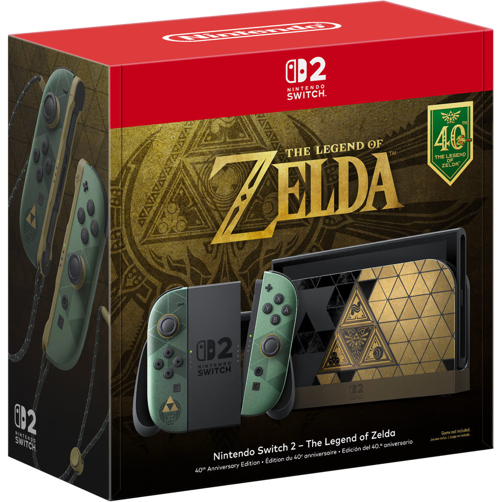 Nintendo Switch 2 Console The Legend of Zelda 40th Anniversary Édition spéciale