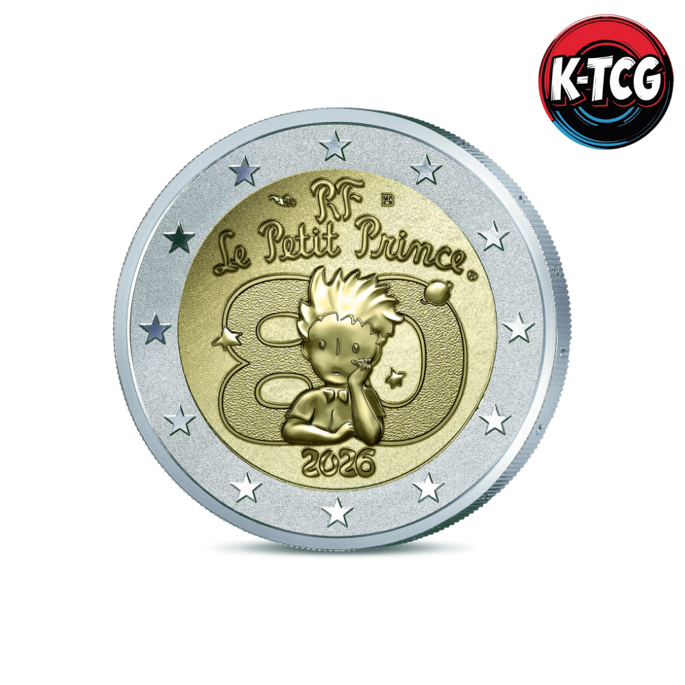 Le Petit Prince - polissage inversé Monnaie de 2€ commémorative - Qualité BE Millésime 2026
