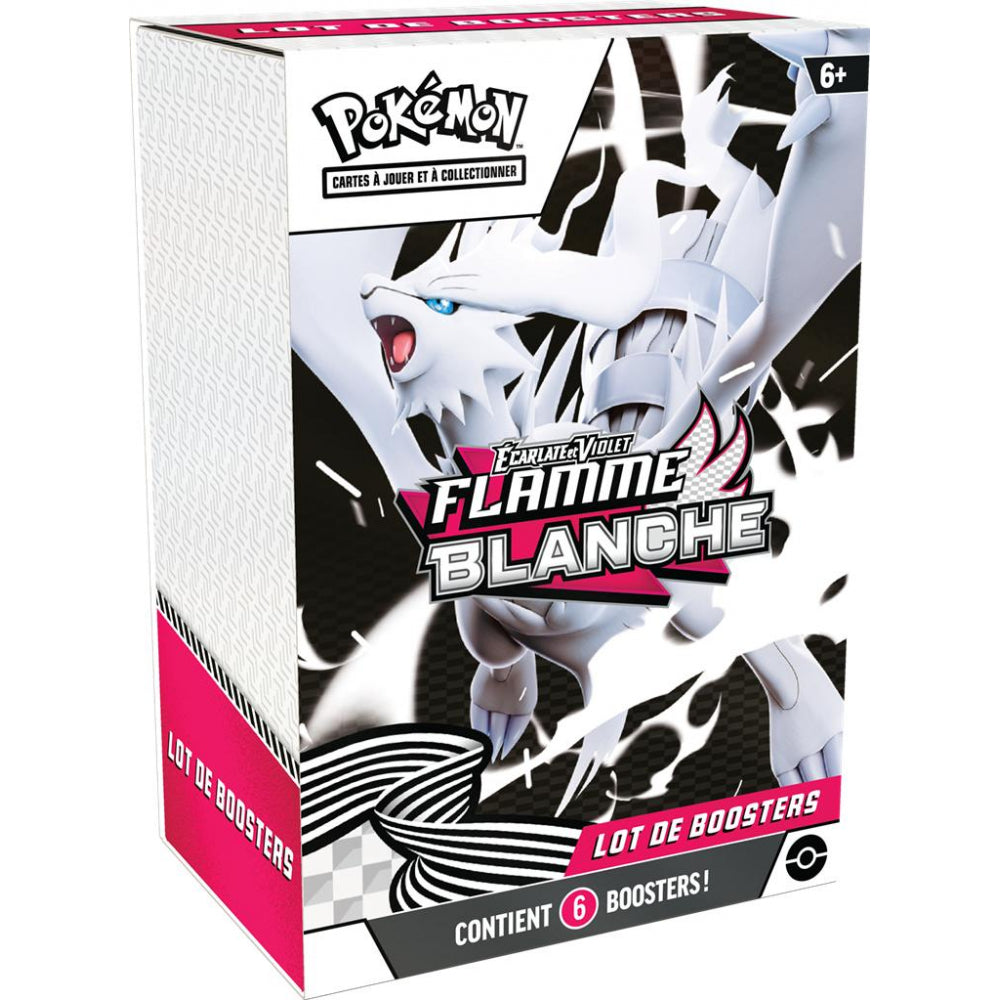 Bundle 6 boosters Cartes Pokémon EV10.5 Écarlate et Violet – Flamme Blanche