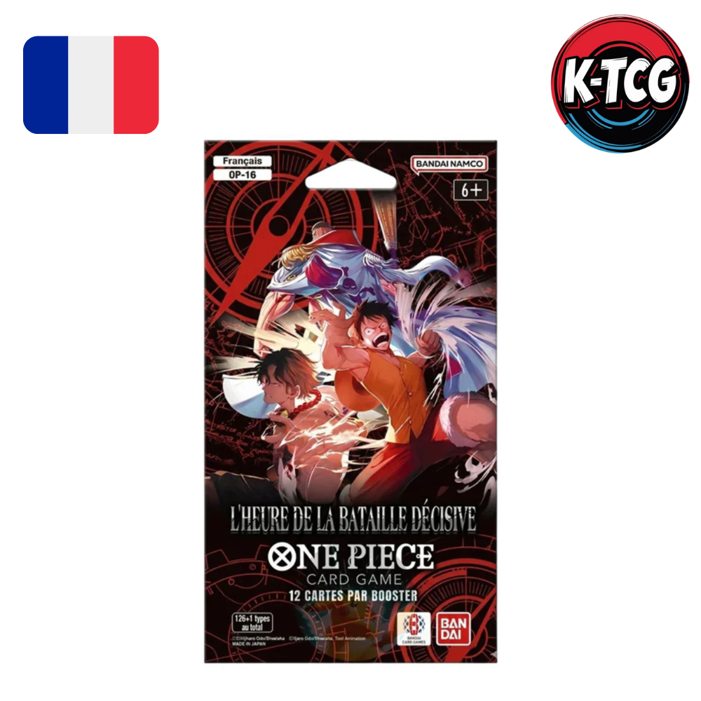 BLISTER ONE PIECE CARD GAME OP-16 – L'HEURE DE LA BATAILLE DÉCISIVE (FR)