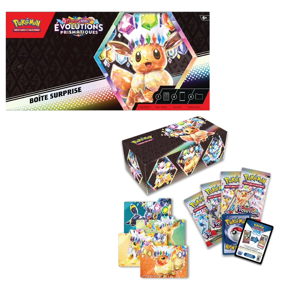 Coffret Surprise EV8.5 Évolutions Prismatiques