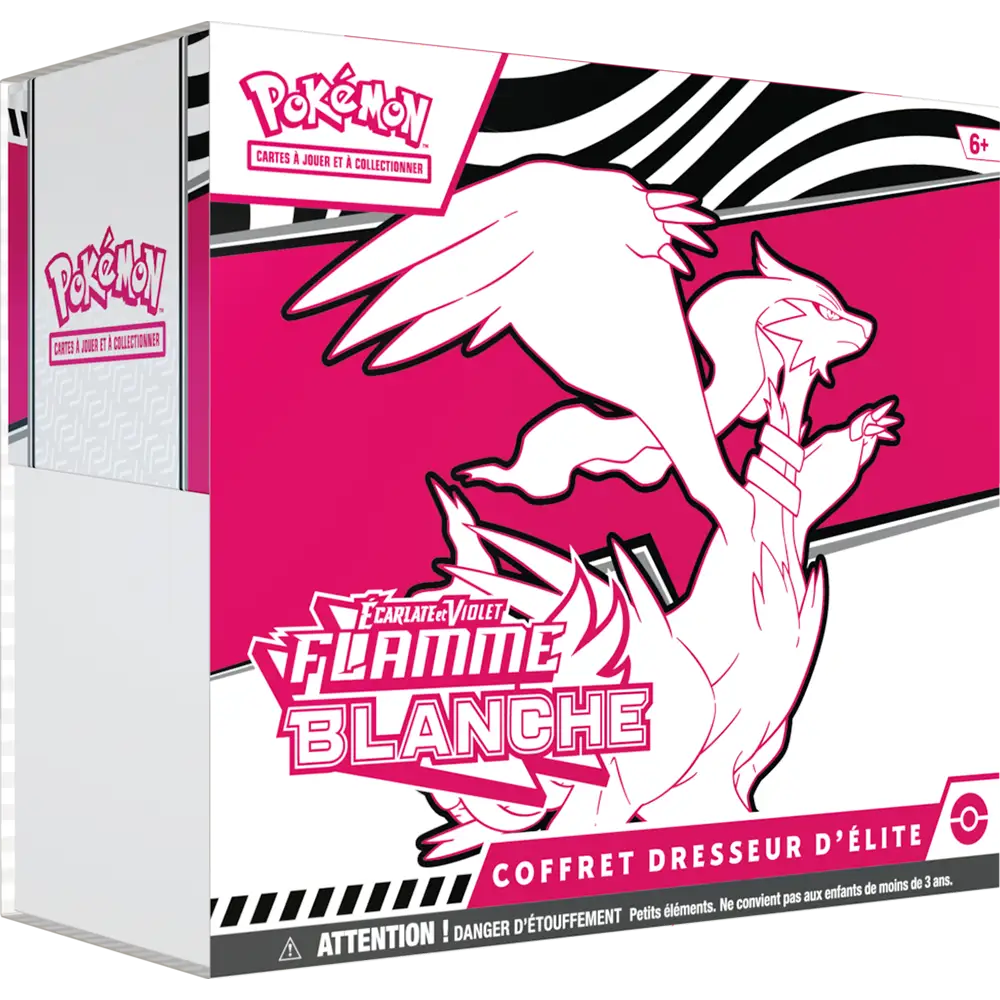 Coffret Cartes Pokémon Elite Trainer Box ETB EV10.5 Écarlate et Violet – Flamme Blanche