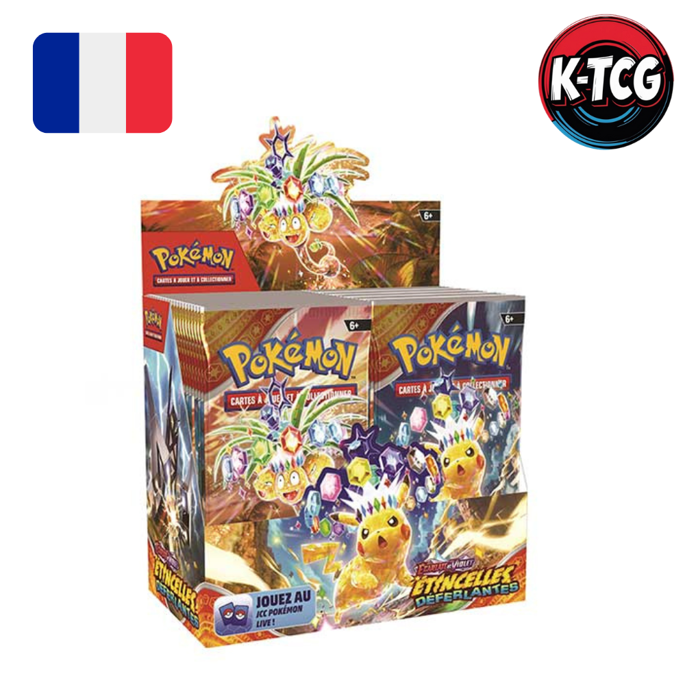 DISPLAY POKÉMON EV08 ÉTINCELLES DÉFERLANTES – 36 BOOSTERS SCELLÉS