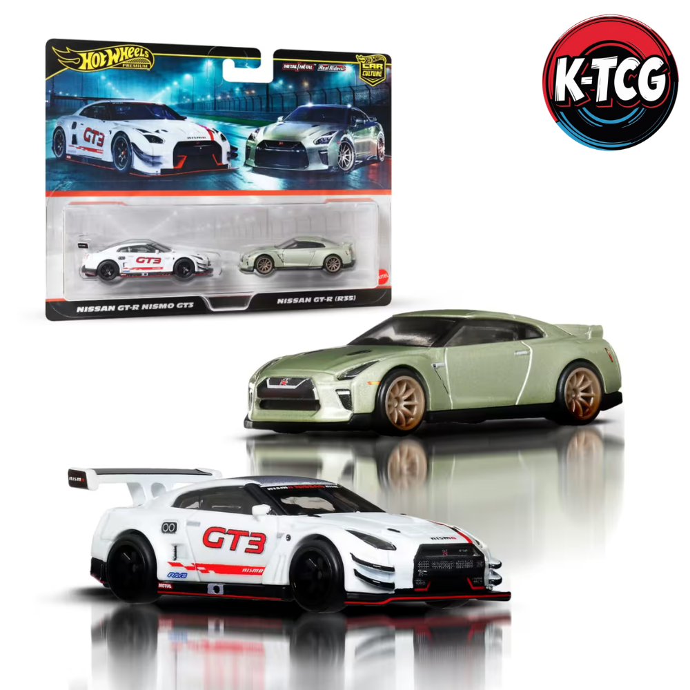 Coffret Hot Wheels Car Culture Premium - Nissan GT-R Nismo GT3 & GT-R35 1/64