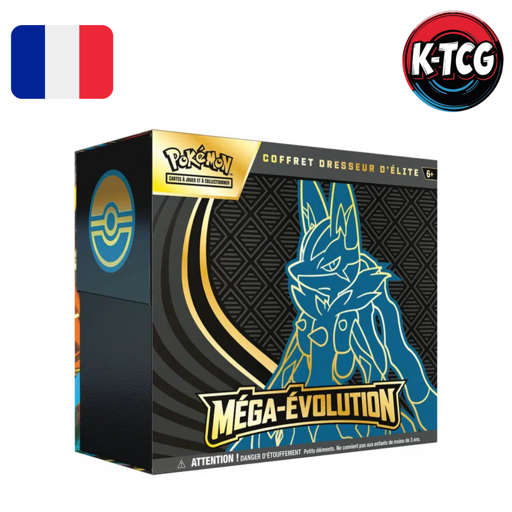 Boîte Dresseur d'Élite Pokémon ME01 Méga-Évolution – Méga-Lucario EX
