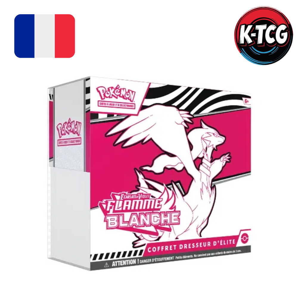 Coffret Cartes Pokémon Elite Trainer Box ETB EV10.5 Écarlate et Violet – Flamme Blanche