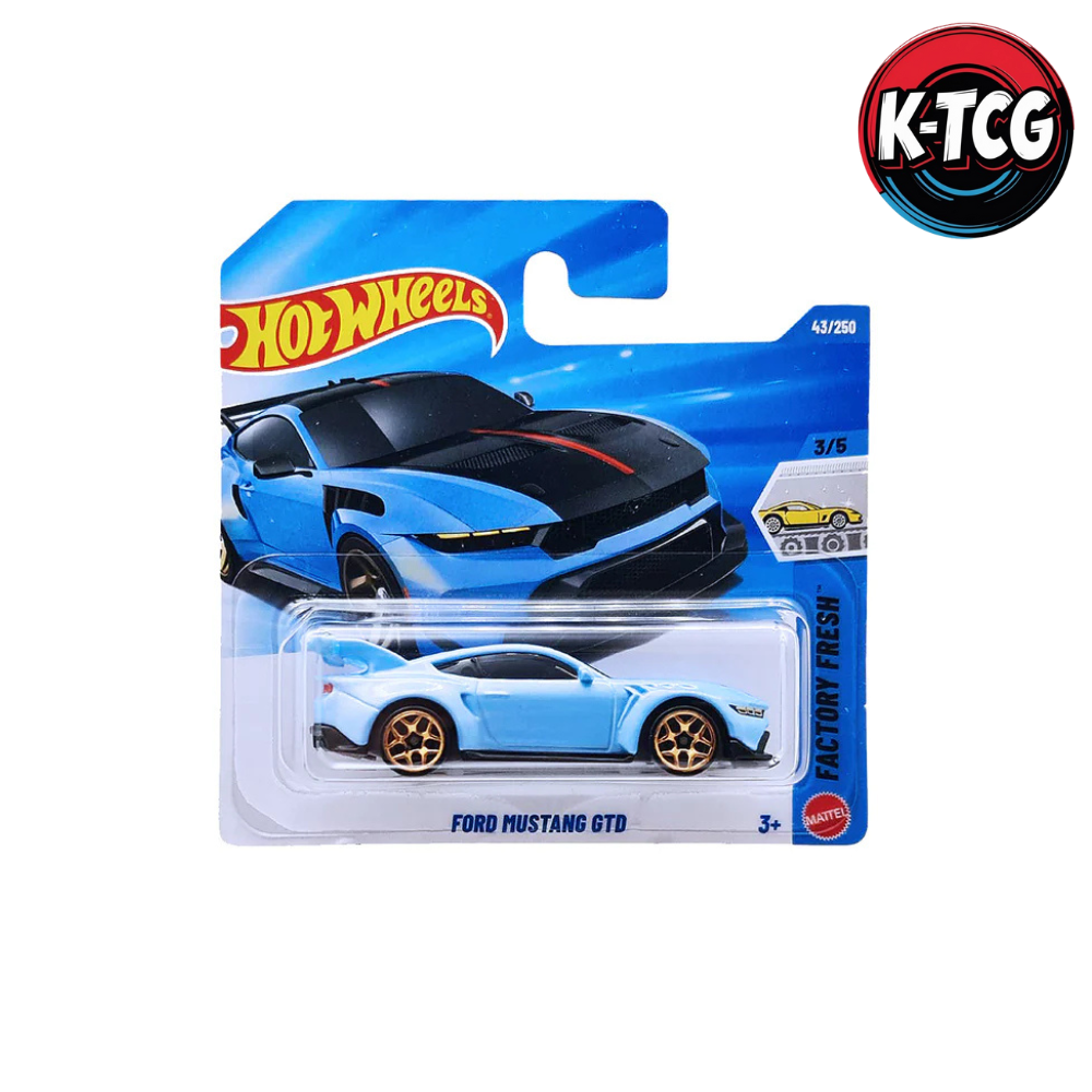 Hot Wheels Ford Mustang GTD Factory Fresh – Bleu Électrique