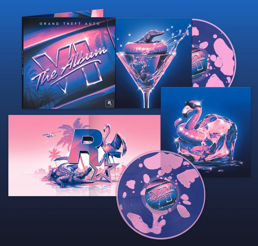 Précommande - GTA 6 VI The Album Vinyle Limited Edition 2LP Collector
