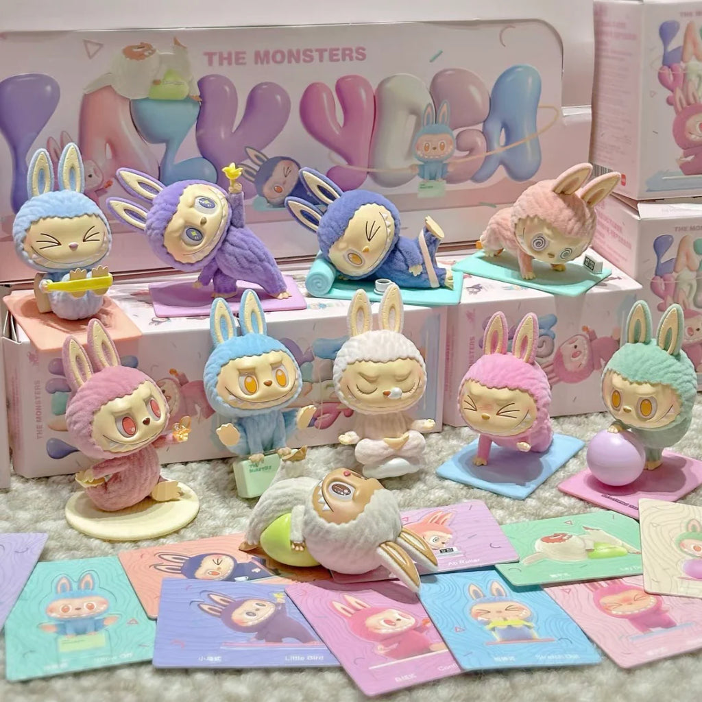Blind Box Pop Mart Labubu The Monsters Lazy Yoga