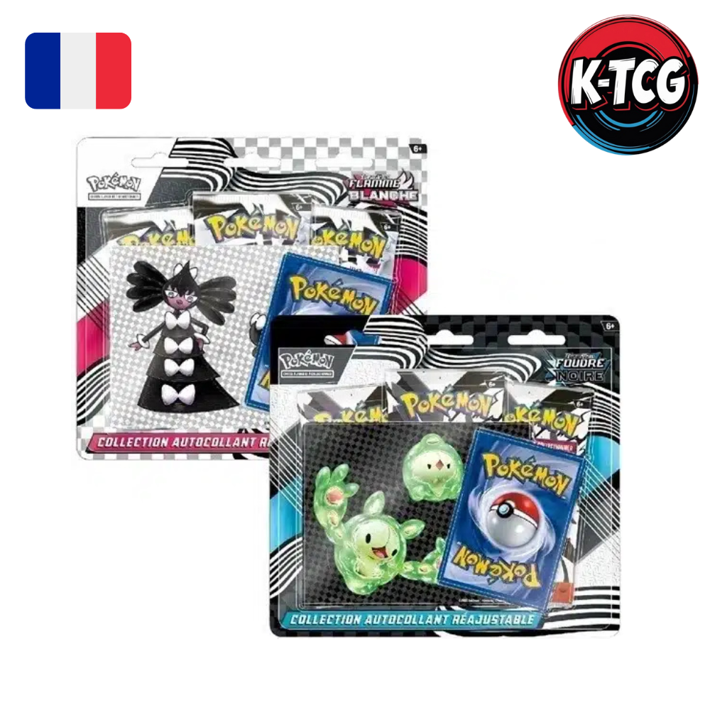 Lot x2 Tripack EV10.5 Flamme Blanche / Foudre Noire FR