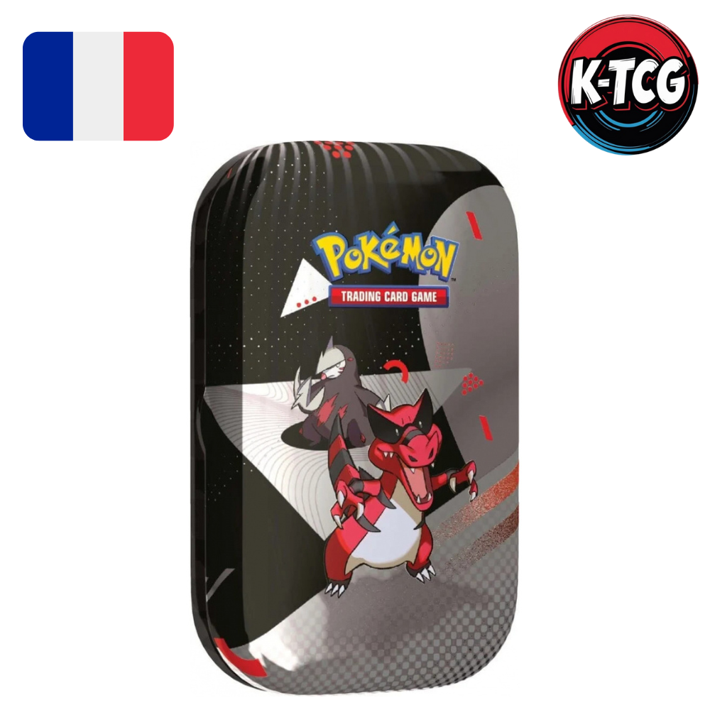 Pokébox Mini Tin EV10.5 Crocorible & Minotaupe – Foudre Noire & Flamme Blanche – Pokémon Unys