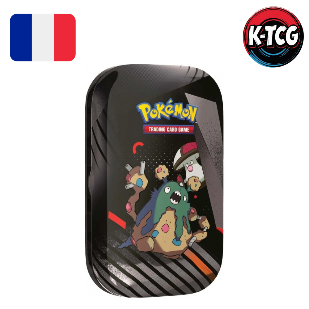 Pokébox Mini Tin EV10.5 Miasmax & Gaulet – Foudre Noire & Flamme Blanche – Pokémon Unys
