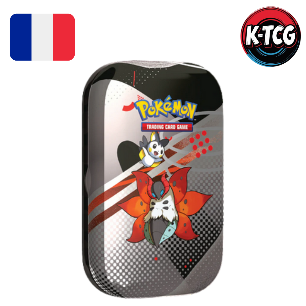 Pokébox Mini Tin EV10.5 Pyrax – Foudre Noire & Flamme Blanche – Pokémon Unys
