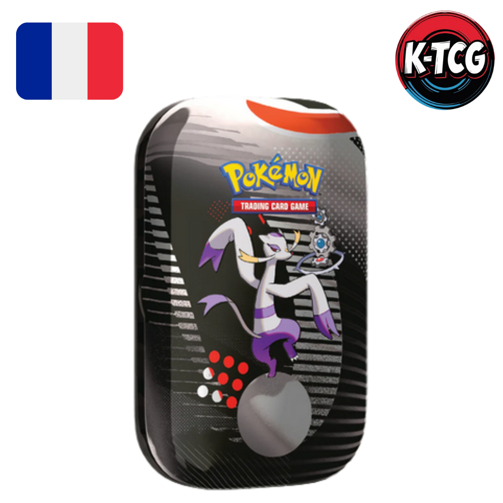 Pokébox Mini Tin EV10.5 Shaofouine & Cli-cliclic – Foudre Noire & Flamme Blanche – Pokémon Unys