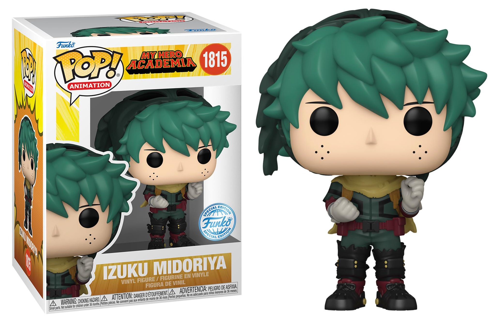 Funko Pop 1815 Izuku Midoriya Deku à capuche – My Hero Academia