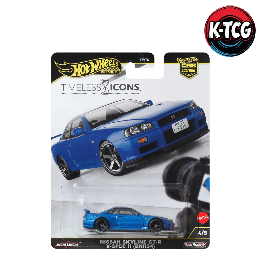 Hot Wheels, icône intemporelle de la culture automobile premium : Nissan Skyline GT-R V-Spec II (BNR34)