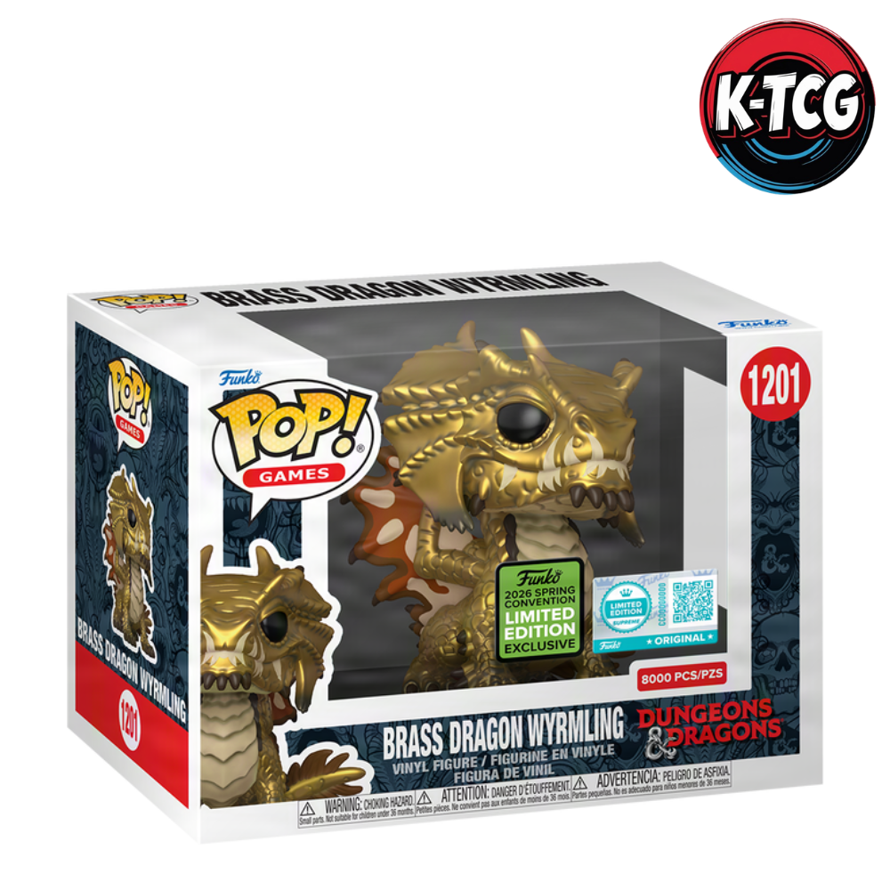Funko Pop Donjons & Dragons – Brass Dragon Wyrmling n°1201 (Édition limitée 8000 exemplaires)