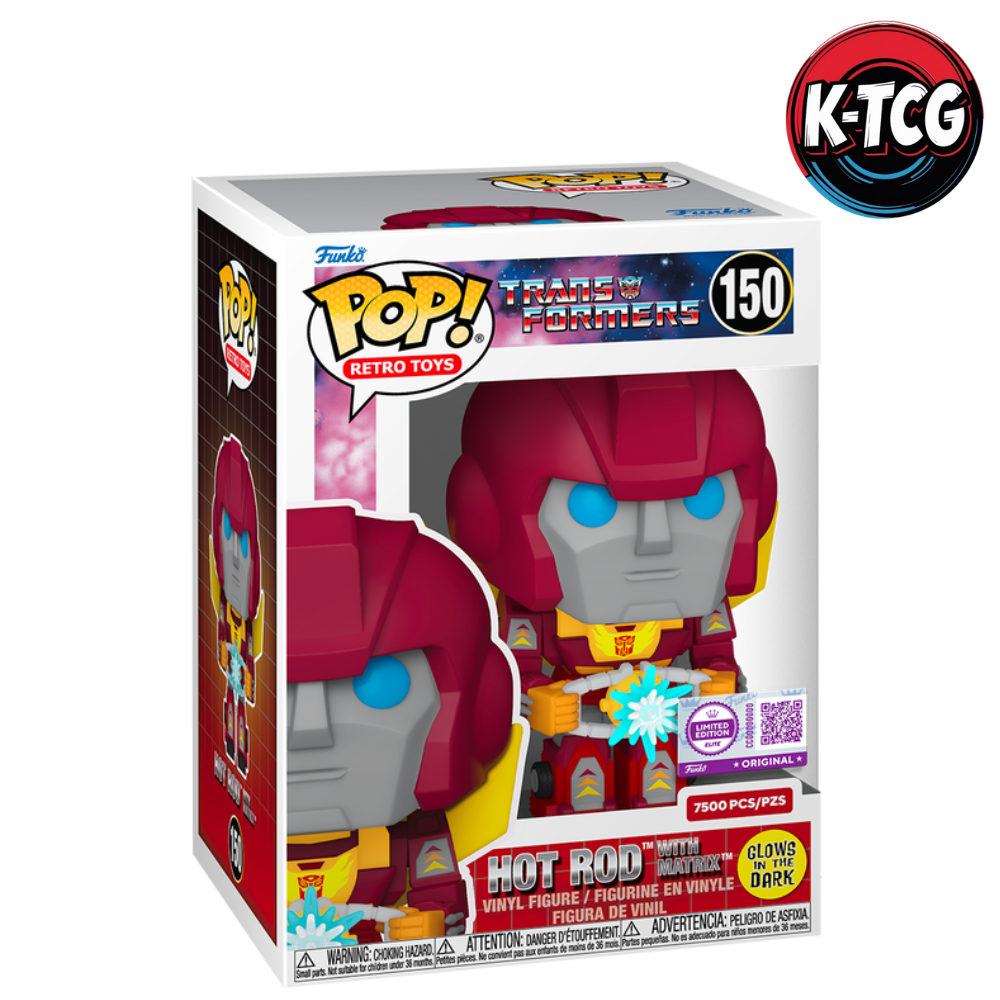 Funko Pop Hot Rod with Matrix (Glow) – Transformers – Édition Limitée 7500 ex