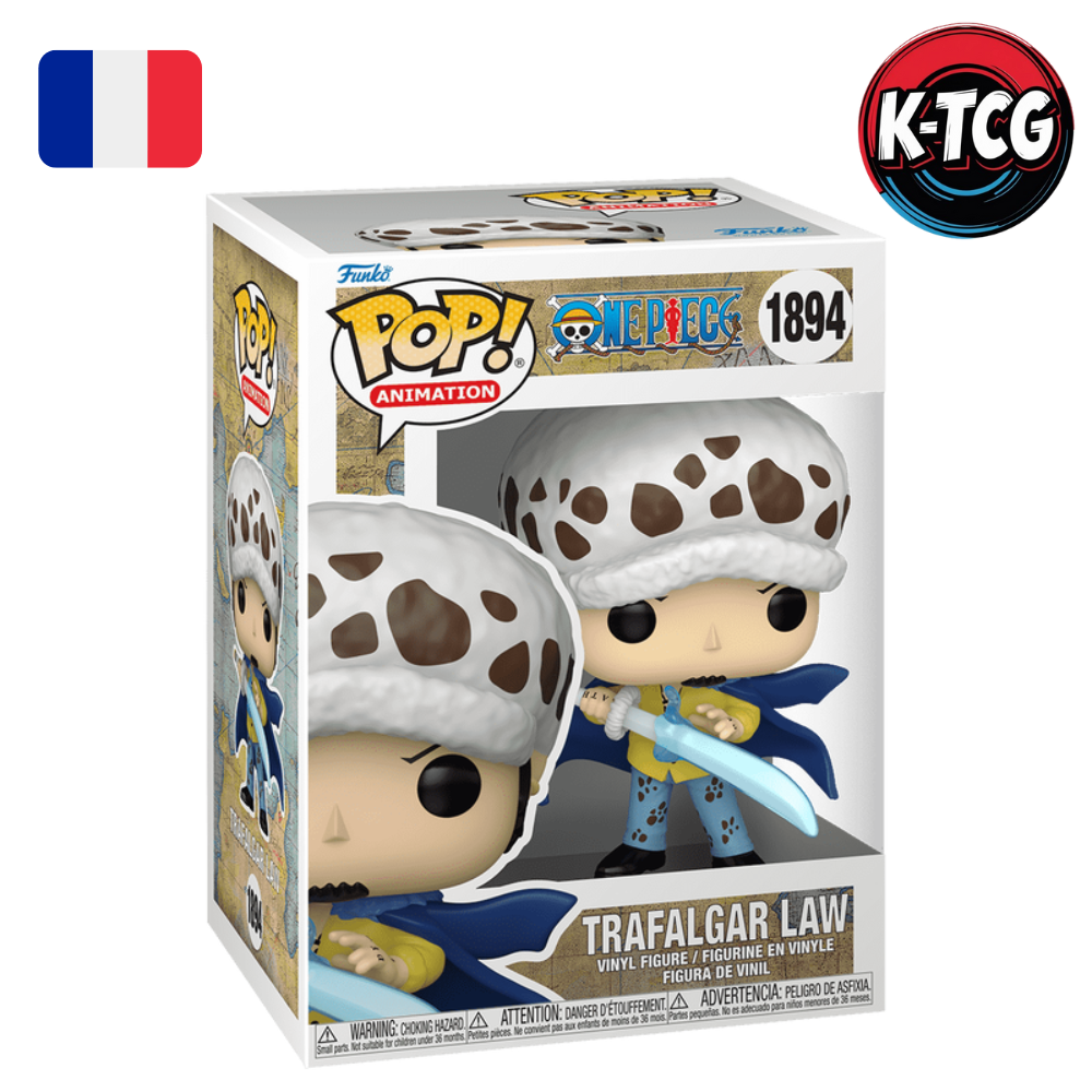 Funko Pop 1894 Trafalgar Law avec Blue Anesthesia – One Piece