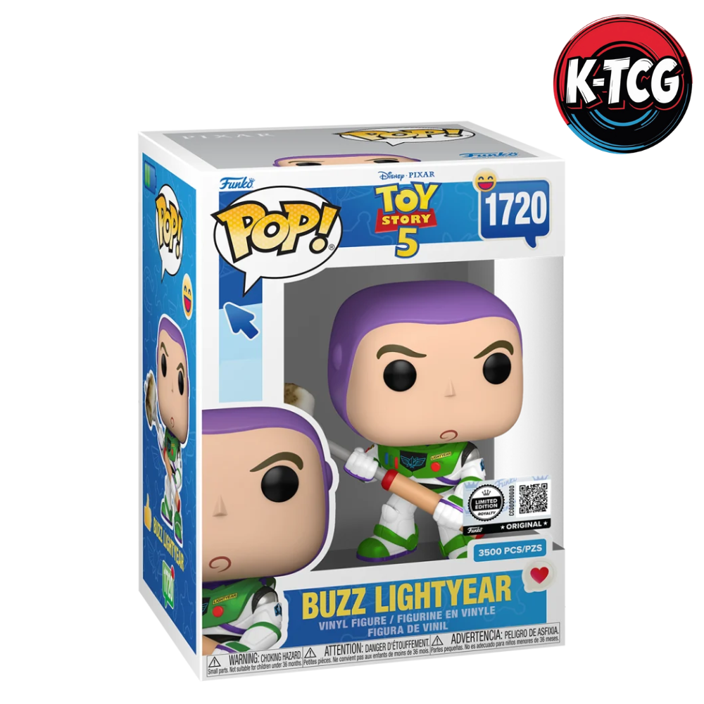 Figurine Funko Pop! Disney Toy Story 5 N° 1720 – Buzz l'Éclair (Édition Limitée Royalty 3500 ex.)