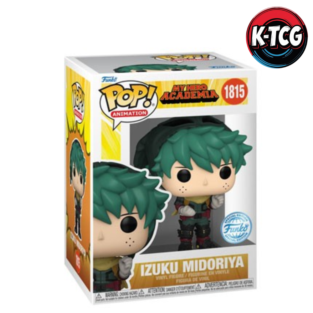 Funko Pop 1815 Izuku Midoriya Deku à capuche – My Hero Academia