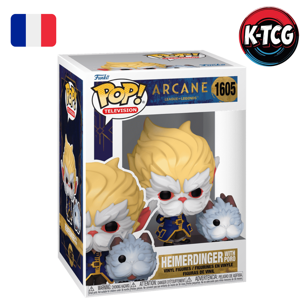 Funko Pop 1605 Heimerdinger with Poro – Arcane League of Legends