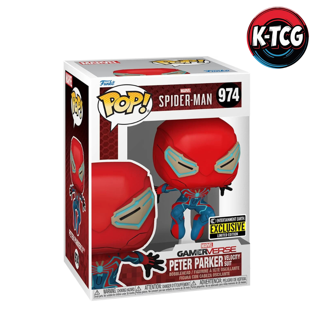 Figurine Funko Pop! Spider-Man : GameVerse - Peter Parker (Velocity Suit) (Special Edition)