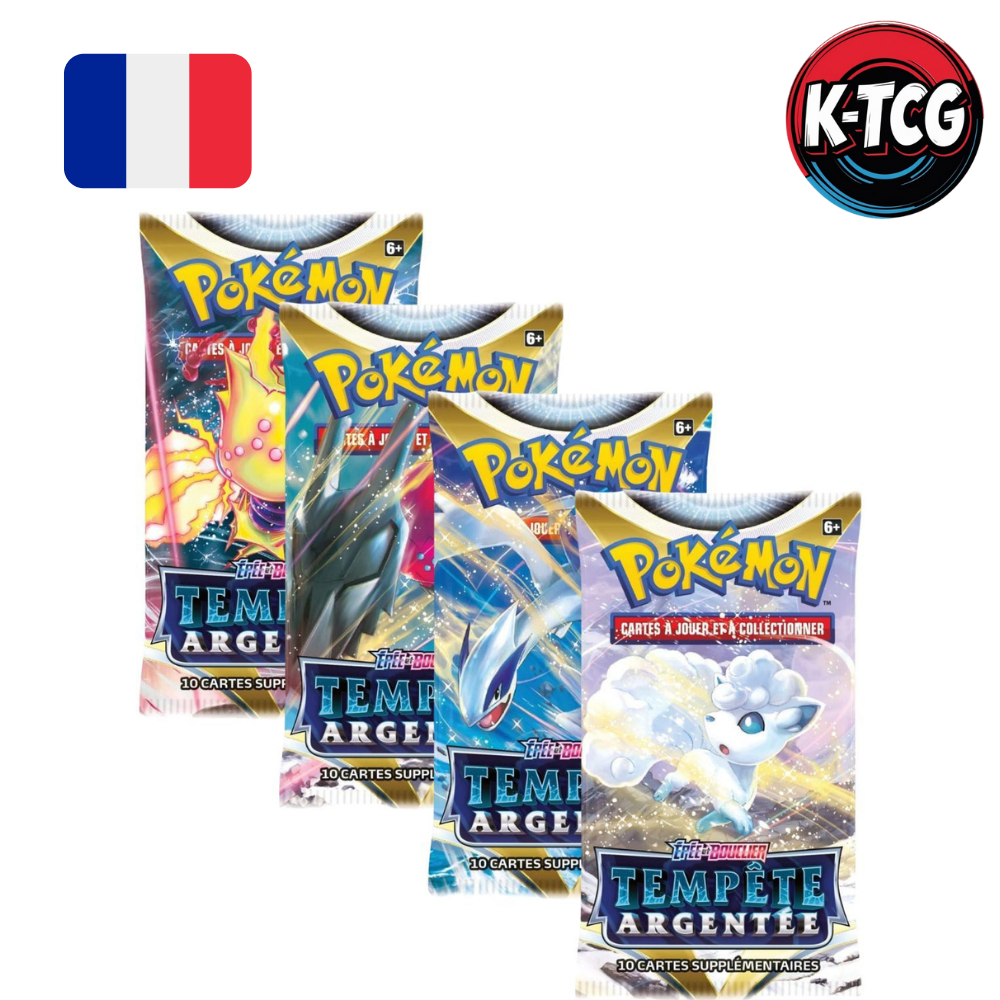 Booster Pokémon Artset EB12 Tempête Argentée – 4 Boosters FR