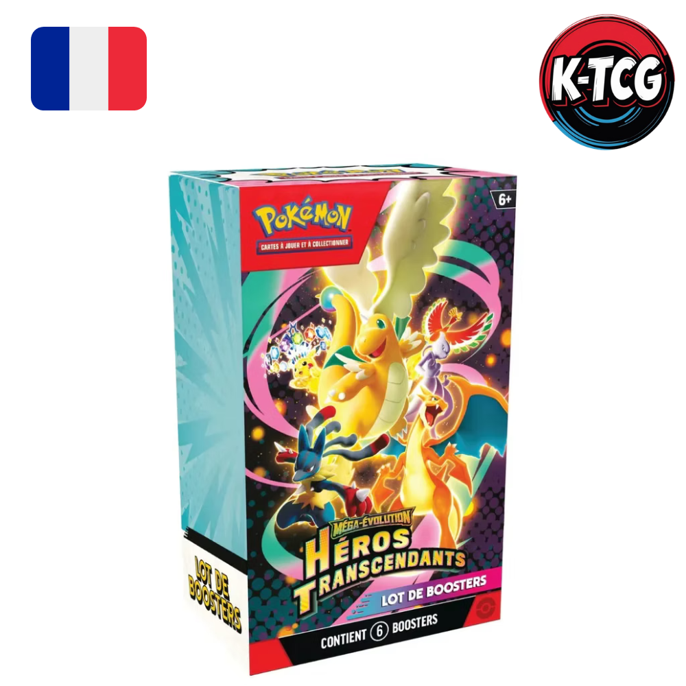 Pokémon Bundle 6 boosters ME2.5 Héros Transcendants