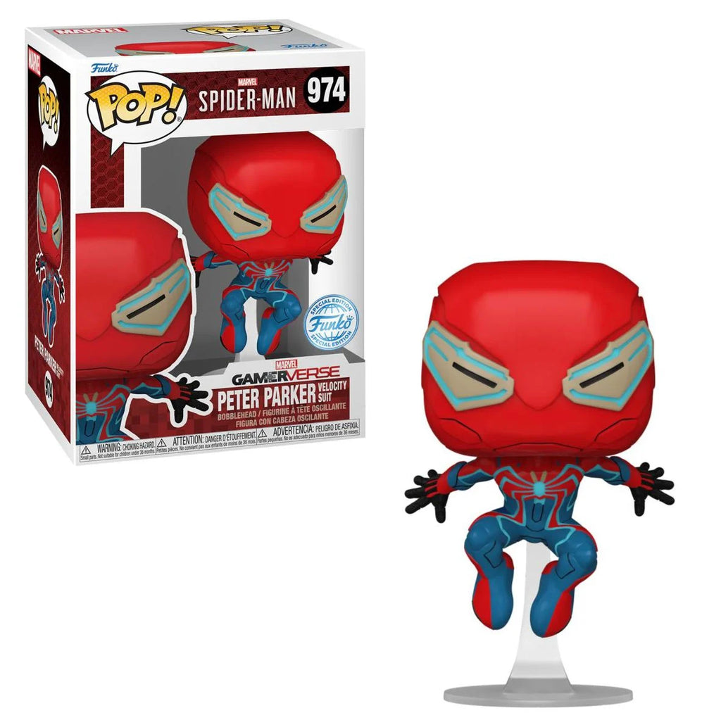 Figurine Funko Pop! Spider-Man : GameVerse - Peter Parker (Velocity Suit) (Special Edition)