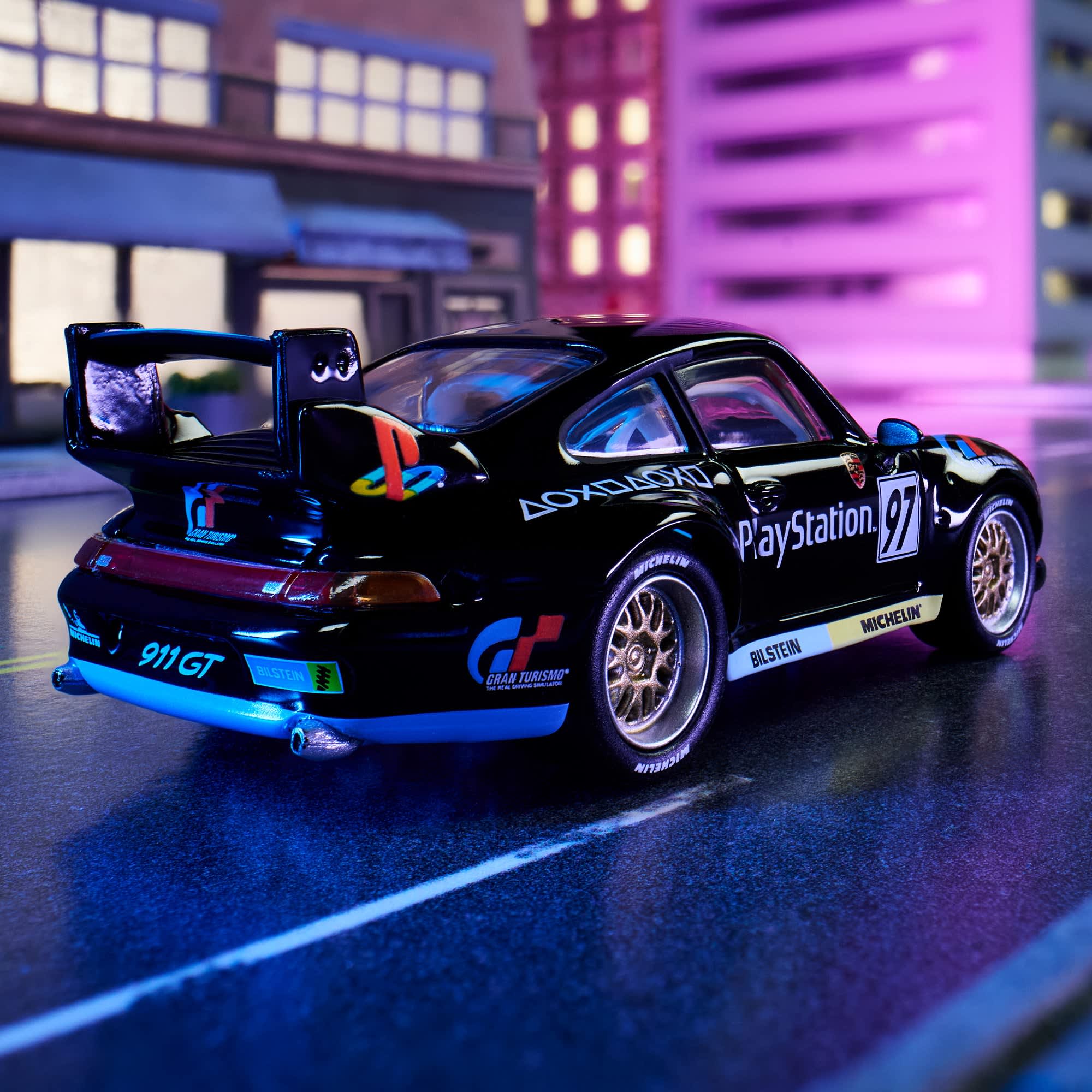 Hot Wheels Elite 64 Porsche 911 GT2 EVO PlayStation Gran Turismo 993 (PRECOMMANDE)