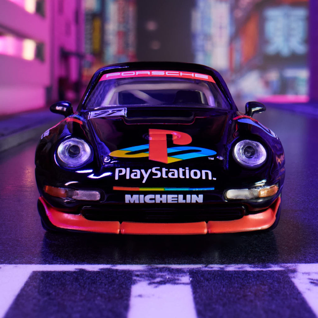 Hot Wheels Elite 64 Porsche 911 GT2 EVO PlayStation Gran Turismo 993 (PRECOMMANDE)