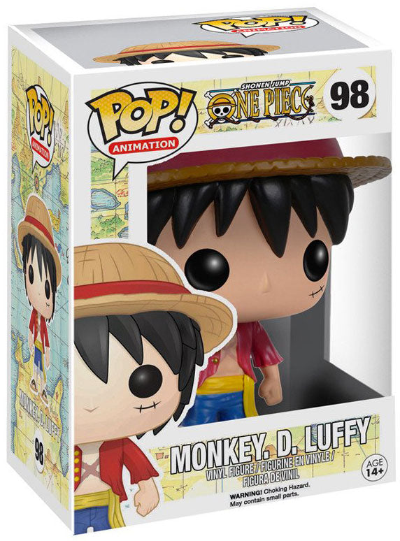 Funko POP Monkey. D. Luffy #98 - One Piece - Animation - Figurine Vinyle