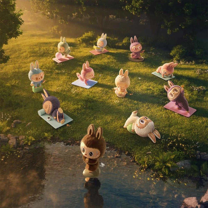 Blind Box Pop Mart Labubu The Monsters Lazy Yoga