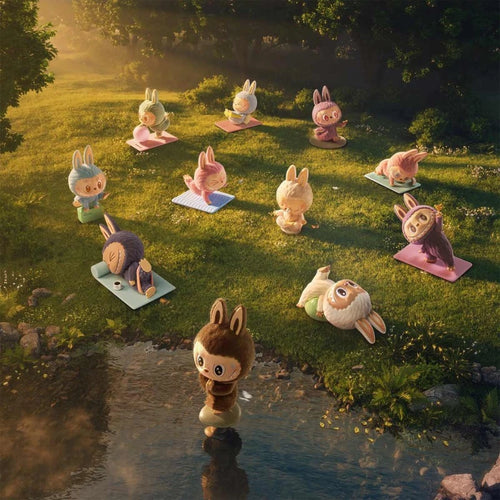 Blind Box Pop Mart Labubu The Monsters Lazy Yoga