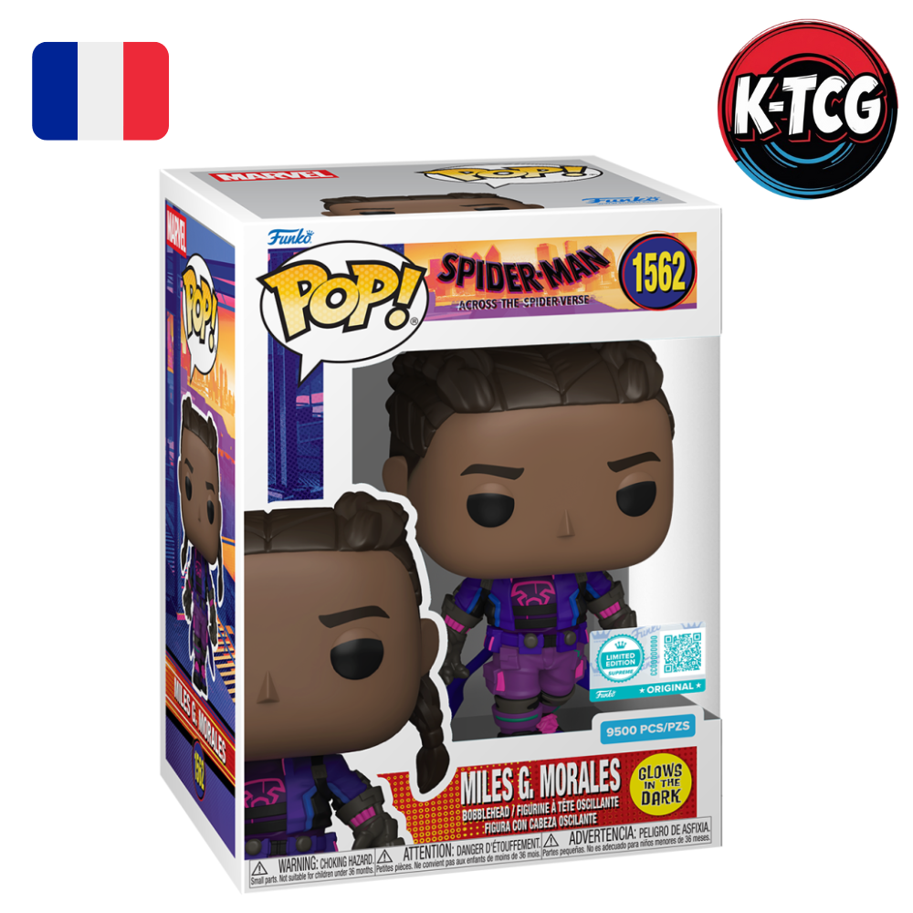 Funko Pop Supreme 1562 Miles G. Morales – Spider-Man Across the Spider-Verse – Édition Limitée 9500 PCS.